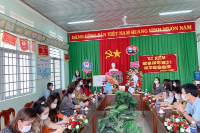 Trường MN Sao Mai gặp mặt kỷ niệm 39 năm ngày nhà giáo Việt Nam (20/11/1982 – 20/11/2021)